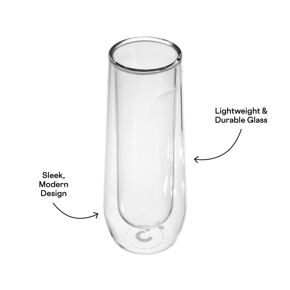 Stemless Flute Glass Set (2) - Image 2