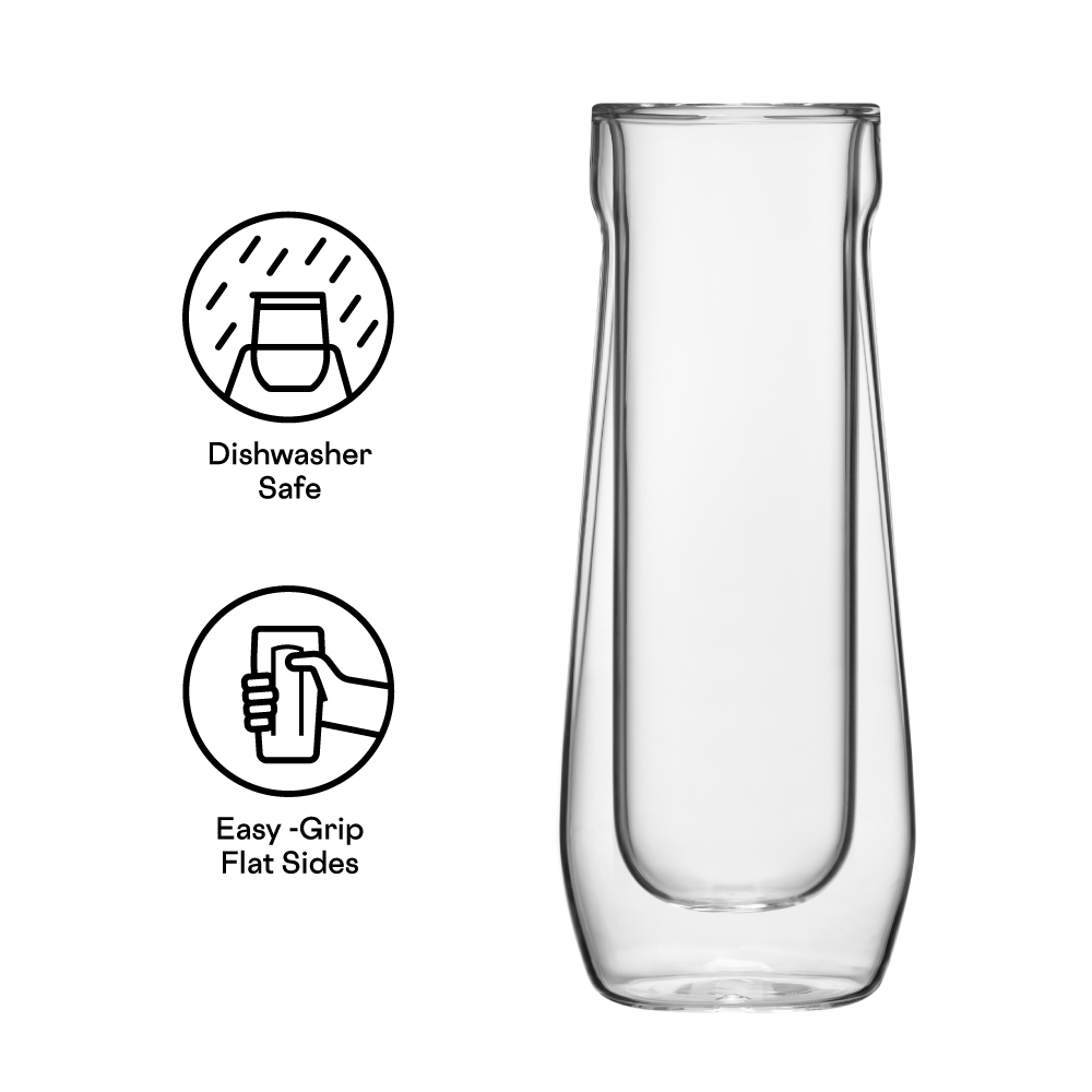 Stemless Flute Glass Set (2) - Image 3